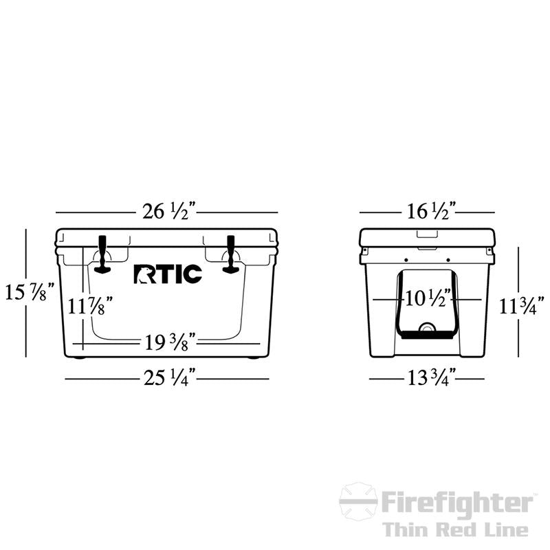 RTIC Firefighter Cooler (45 Quarts)